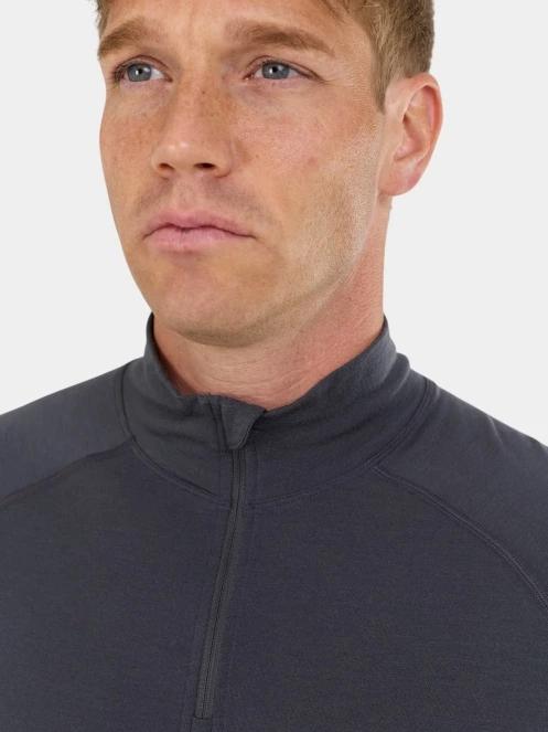 Fundango Temuka Merino Halfzip férfi aláöltöző felső szürke színben 5