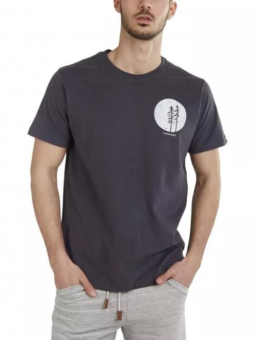 Fundango Basic T Logo-4 T-shirt férfi rövid ujjú póló szürke színben 2