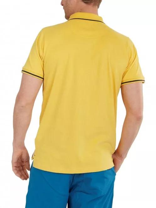 Fundango Incognito Poloshirt férfi galléros póló sárga színben 3