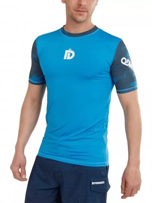 Fundango Manado Rashguard férfi rövid ujjú lycra kék színben 2