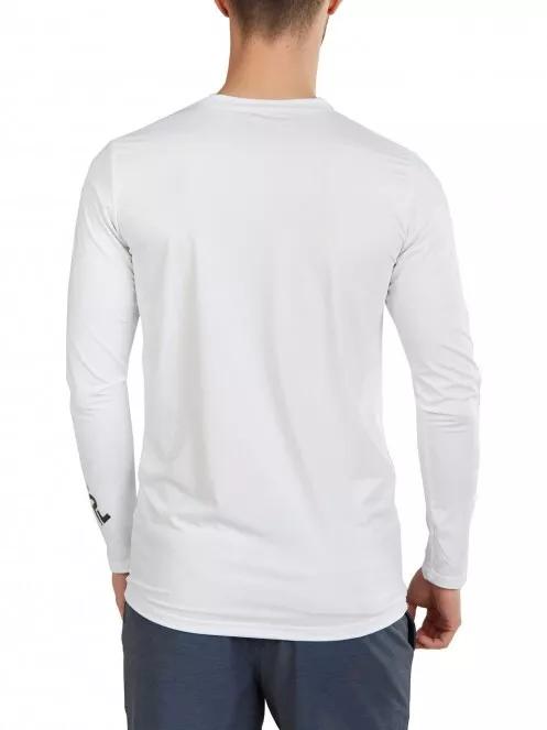 Fundango Manado Long Rashguard férfi hosszú ujjú lycra fehér színben 4