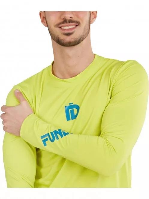 Fundango Manado Long Rashguard férfi hosszú ujjú lycra zöld színben 5