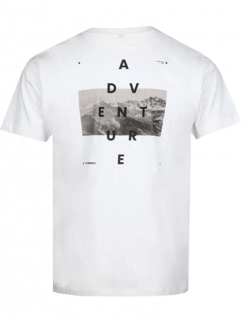 Fundango Basic - T Logo-1 T-shirt férfi rövid ujjú póló fehér színben 8