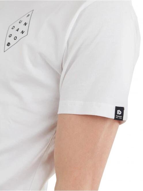 Fundango Basic - T Logo-1 T-shirt férfi rövid ujjú póló fehér színben 6