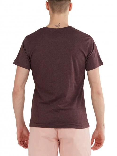 Fundango Basic - T Logo-4 T-shirt férfi rövid ujjú póló piros színben 3