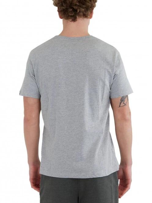 Fundango Basic - T Logo-4 T-shirt férfi rövid ujjú póló szürke színben 3