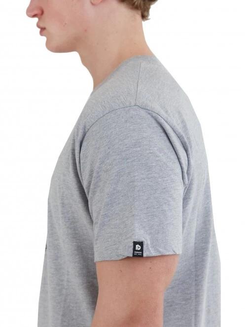 Fundango Basic - T Logo-4 T-shirt férfi rövid ujjú póló szürke színben 5