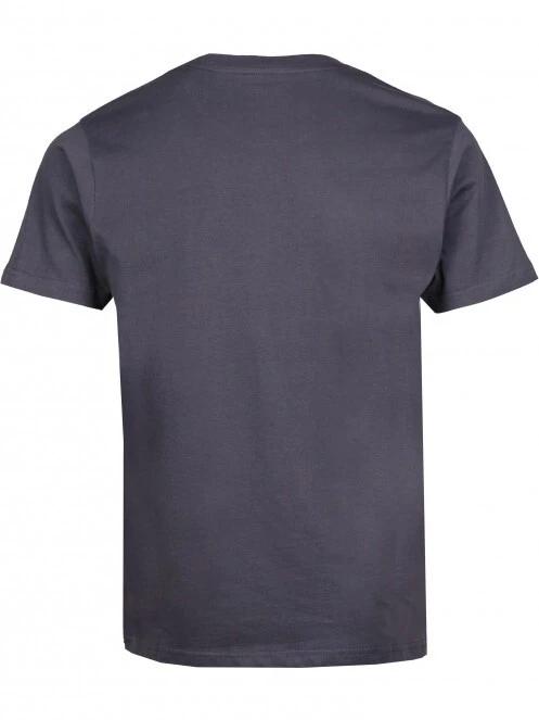 Fundango Basic - T Logo-4 T-shirt férfi rövid ujjú póló szürke színben 6
