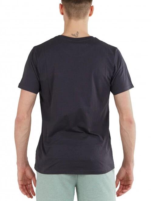 Fundango Basic - T Logo-4 T-shirt férfi rövid ujjú póló szürke színben 3