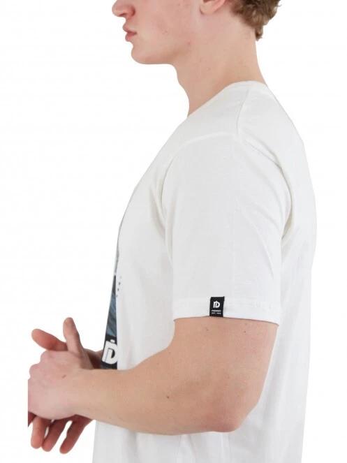 Fundango Basic - T Logo-10 T-shirt férfi rövid ujjú póló fehér színben 5