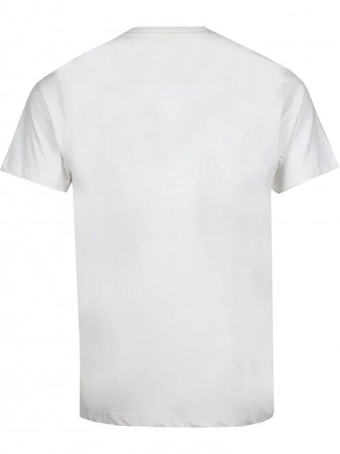 Fundango Basic - T Logo-11 T-shirt férfi rövid ujjú póló fehér színben 7