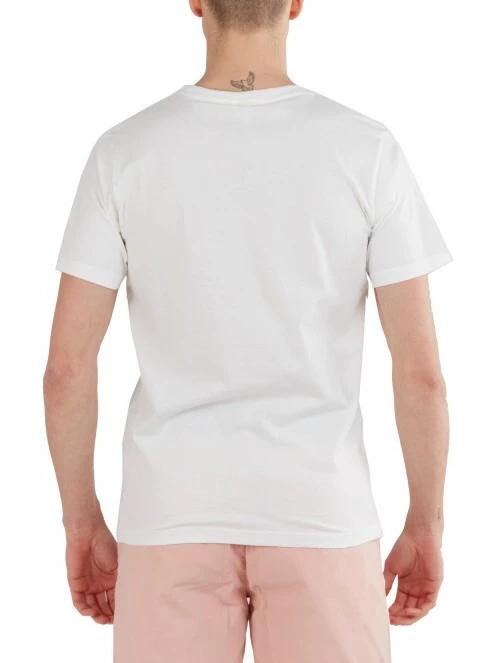Fundango Basic - T Logo-11 T-shirt férfi rövid ujjú póló fehér színben 3