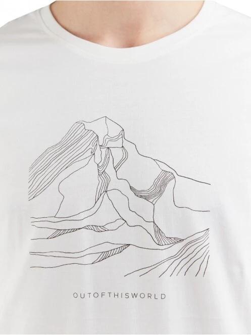 Fundango Basic - T Logo-11 T-shirt férfi rövid ujjú póló fehér színben 5