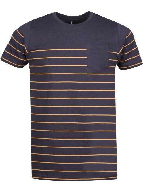 Fundango Jaggy Pocket T-shirt férfi rövid ujjú póló szürke színben 5
