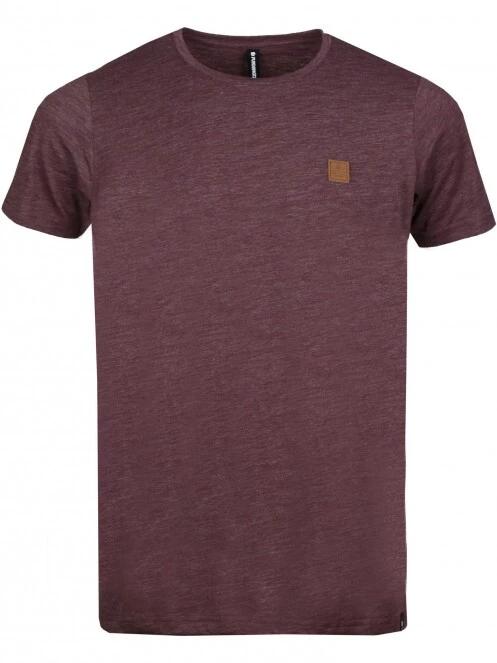 Fundango Jaggy Structured T-Shirt férfi rövid ujjú póló piros színben 7