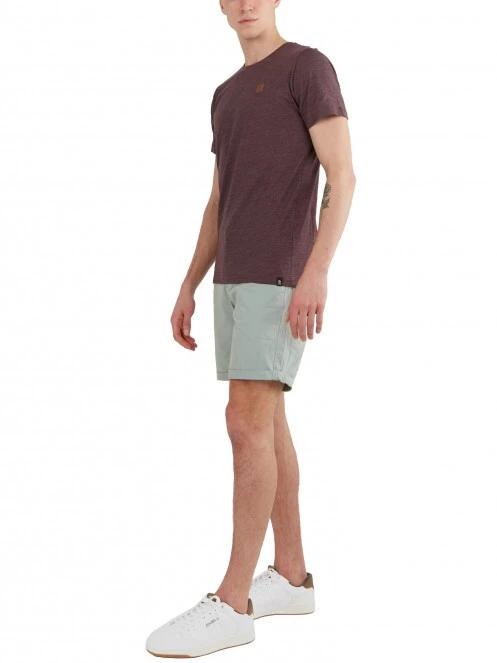 Fundango Jaggy Structured T-Shirt férfi rövid ujjú póló piros színben 4