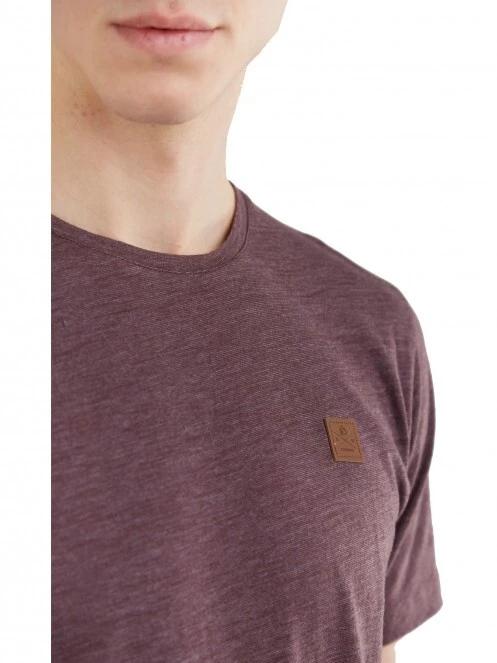 Fundango Jaggy Structured T-Shirt férfi rövid ujjú póló piros színben 5