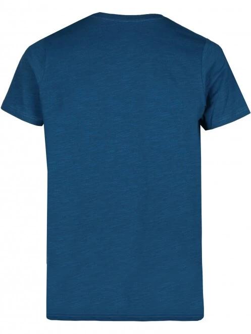 Fundango Jaggy Structured T-Shirt férfi rövid ujjú póló kék színben 7