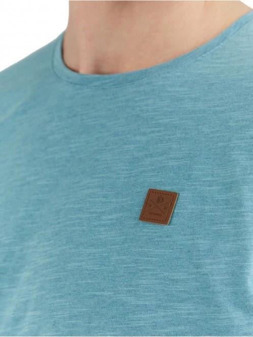 Fundango Jaggy Structured T-Shirt férfi rövid ujjú póló zöld színben 4