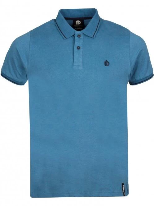 Fundango Incognito Mono Poloshirt férfi galléros póló kék színben 7