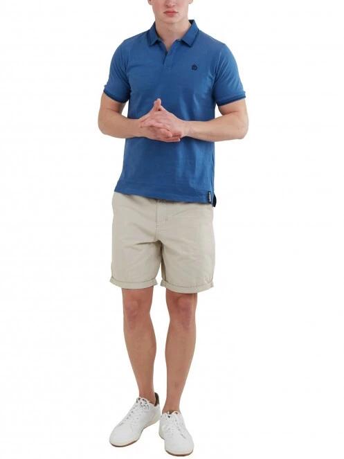 Fundango Incognito Mono Poloshirt férfi galléros póló kék színben 4