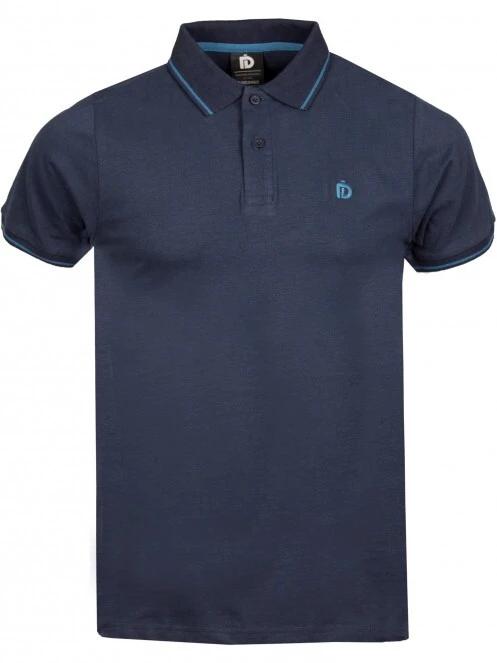 Fundango Incognito Mono Poloshirt férfi galléros póló sötétkék színben 7