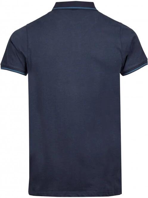 Fundango Incognito Mono Poloshirt férfi galléros póló sötétkék színben 8