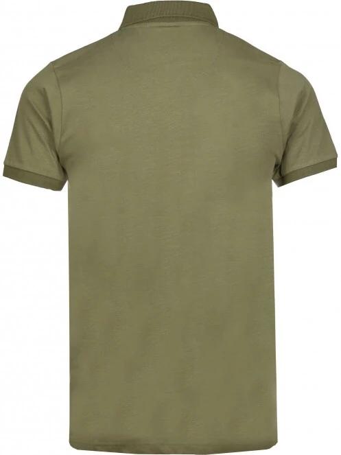 Fundango Incognito Mono Poloshirt férfi galléros póló oliva színben 8