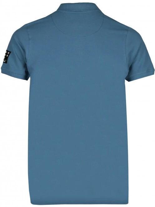 Fundango Molton Poloshirt férfi galléros póló kék színben 7