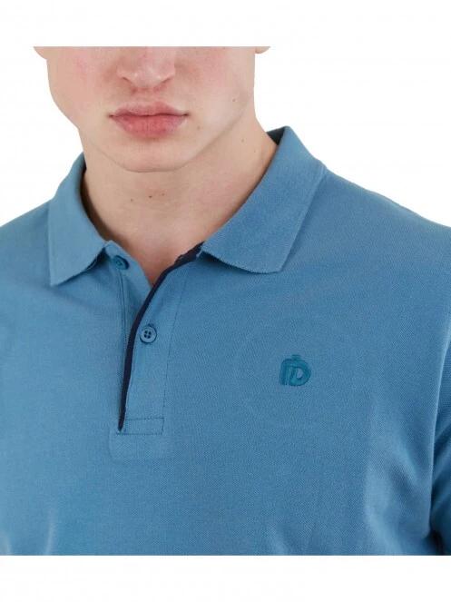 Fundango Molton Poloshirt férfi galléros póló kék színben 5