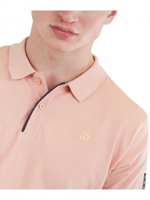 Fundango Molton Poloshirt férfi galléros póló rózsaszín színben 6