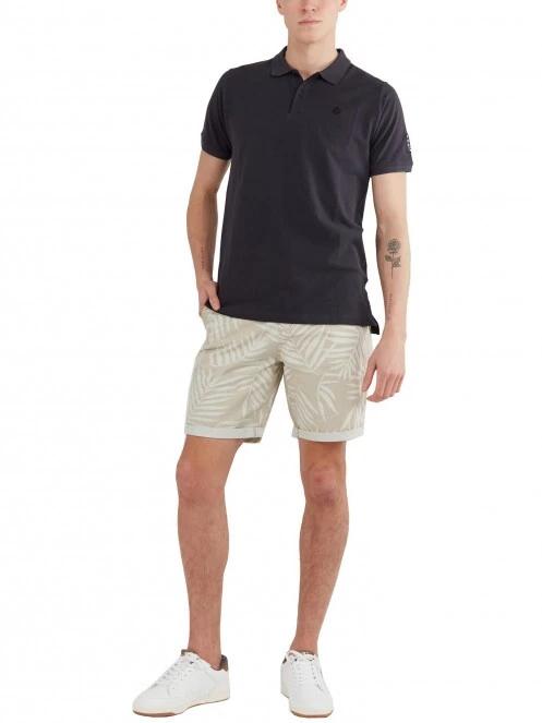 Fundango Molton Poloshirt férfi galléros póló fekete színben 4