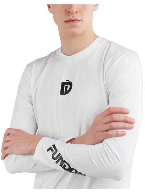 Fundango Manado Long Rashguard férfi hosszú ujjú lycra fehér színben 6