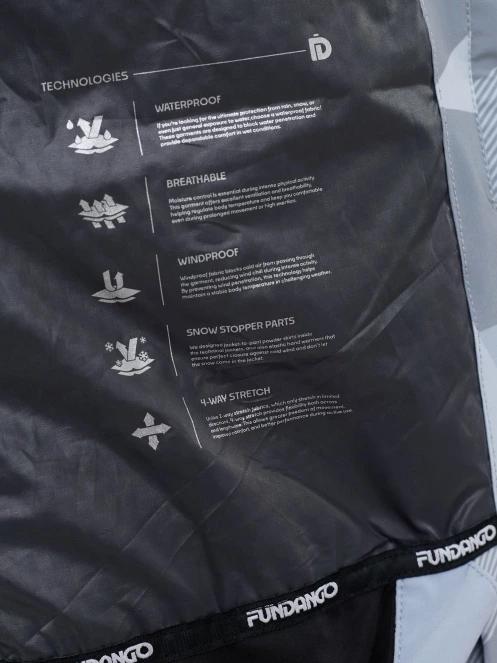 Fundango Telluride Ski Jacket férfi síkabát szürke színben 6