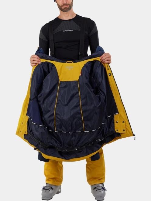 Fundango Fairfield Padded Jacket férfi steppelt síkabát sötétkék színben 5