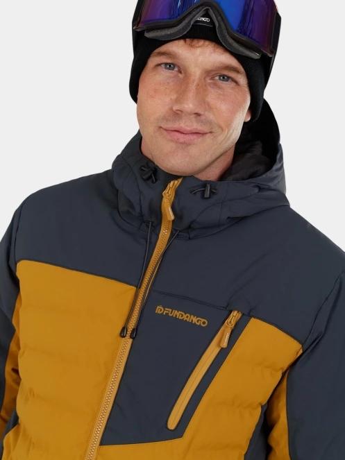 Fundango Fairfield Padded Jacket férfi steppelt síkabát szürke színben 7