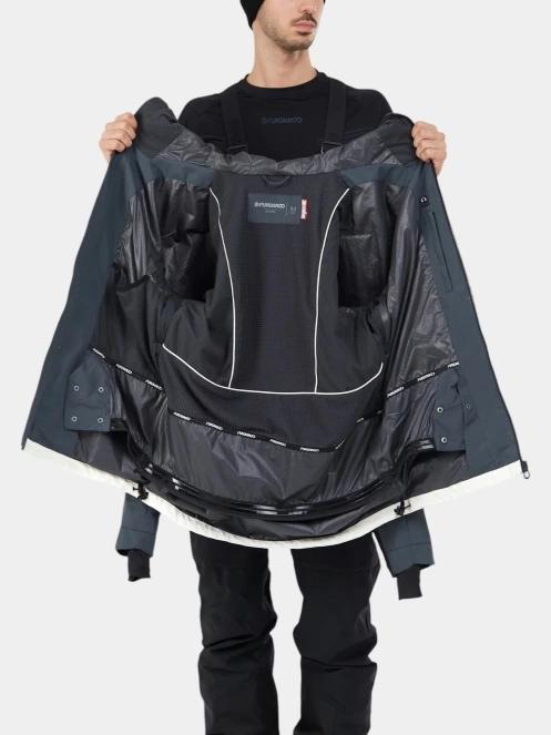Fundango Rigel 3L Jacket férfi síkabát szürke színben 5