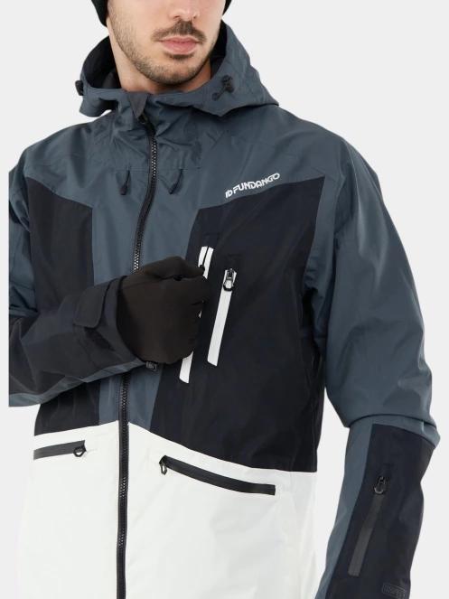 Fundango Rigel 3L Jacket férfi síkabát szürke színben 6
