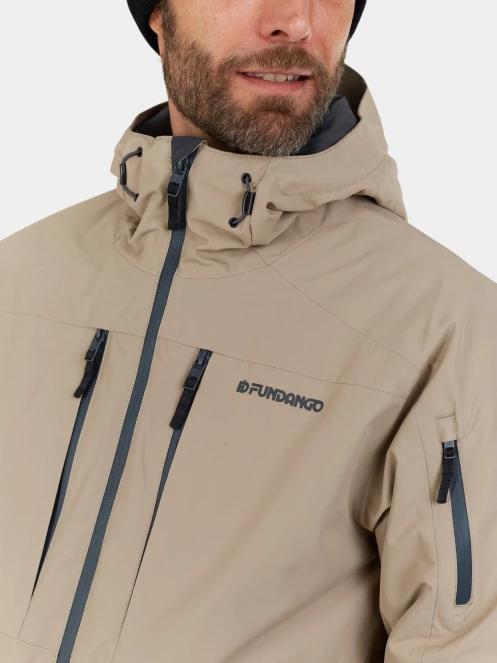 Fundango Baily ECO Allmountain Jacket férfi síkabát homok színben 7