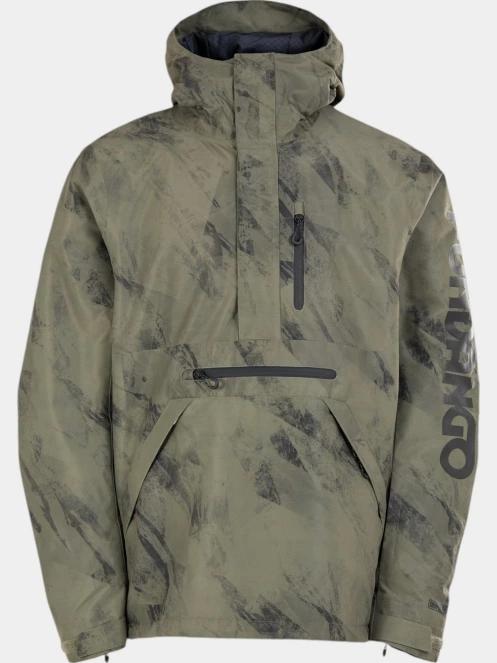 Fundango Tilbury ECO Logo Anorak férfi síkabát zöld színben 10