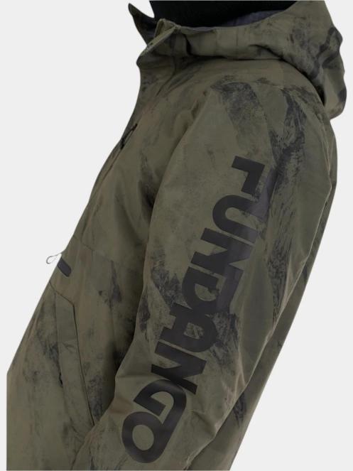 Fundango Tilbury ECO Logo Anorak férfi síkabát zöld színben 7