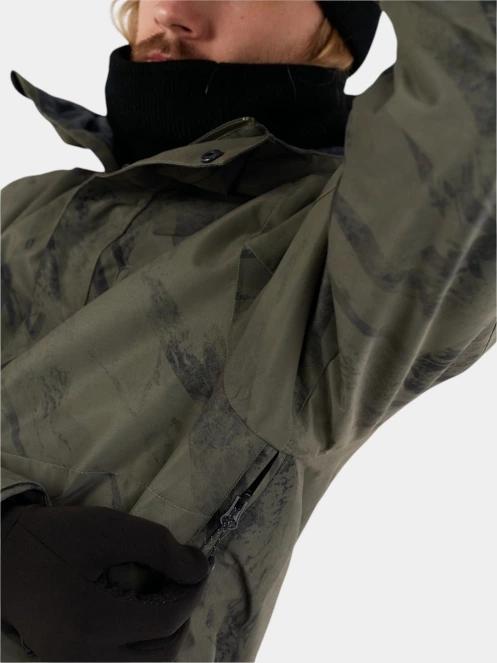 Fundango Tilbury ECO Logo Anorak férfi síkabát zöld színben 9