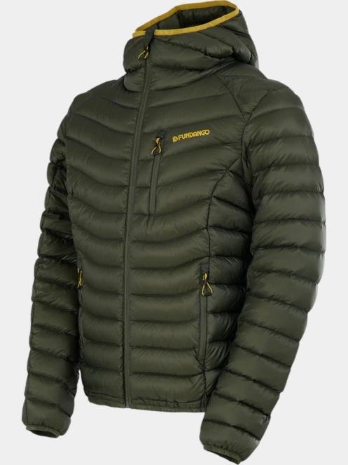 Fundango Rauris Down Jacket férfi pehelykabát zöld színben 10