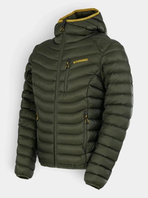 Fundango Rauris Down Jacket férfi tollkabát oliva színben 9
