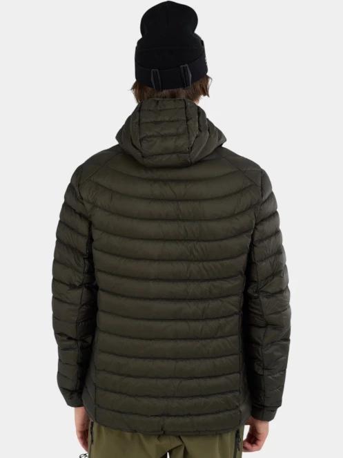 Fundango Rauris Down Jacket férfi tollkabát oliva színben 3