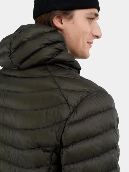 Fundango Rauris Down Jacket férfi tollkabát oliva színben 7