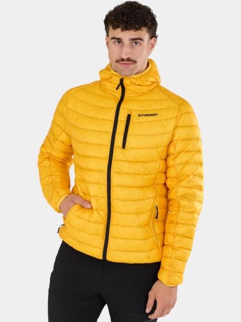 Fundango Rauris Down Jacket férfi tollkabát barna színben 2