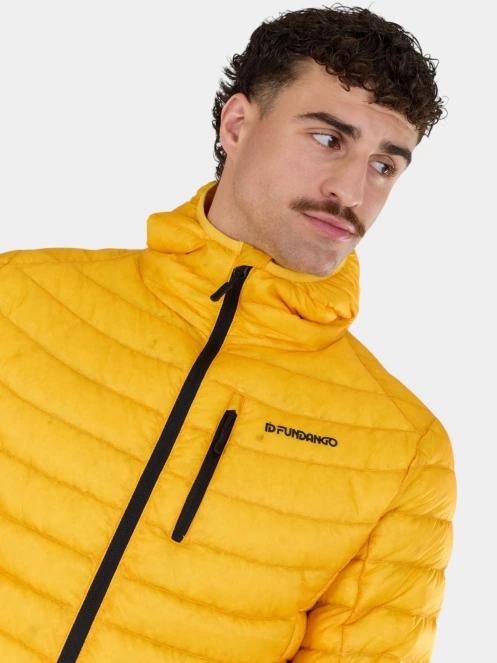 Fundango Rauris Down Jacket férfi tollkabát barna színben 6