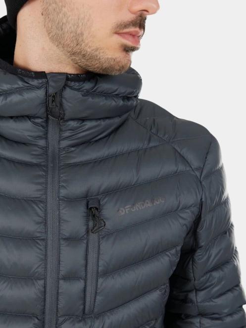 Fundango Rauris Down Jacket férfi tollkabát szürke színben 4