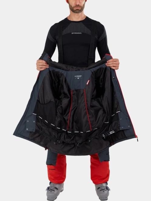 Fundango Orion Padded Jacket férfi steppelt síkabát szürke színben 5